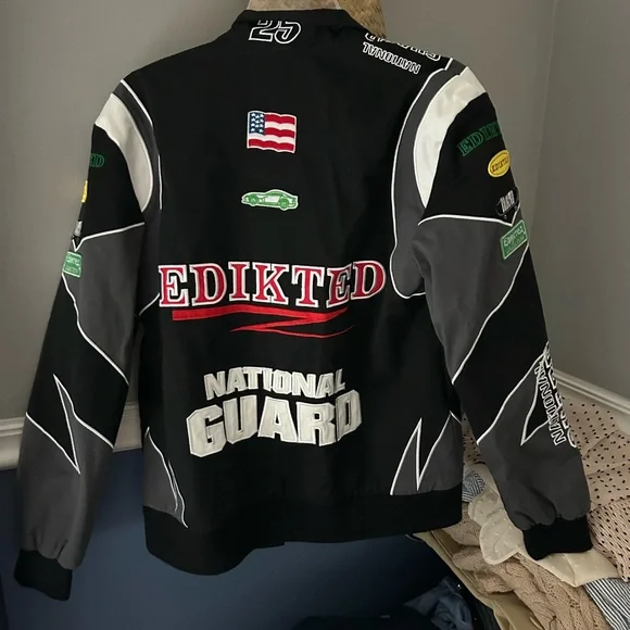 Edikted Oversized Racing Jacket Women’s XS - Picture 3 of 5